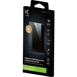 Protection d'écran premium en verre trempé pour HTC One M7, Transparent
