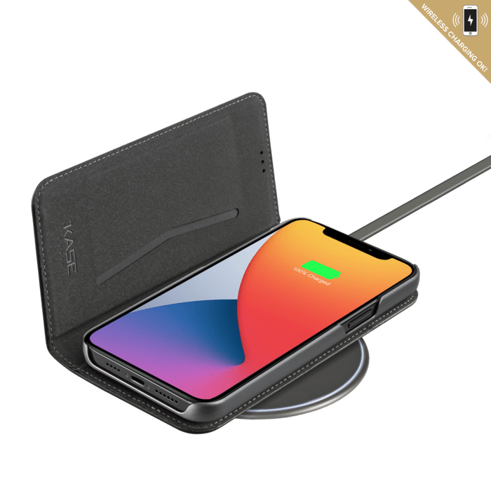 &Eacute;tui et Coque slim magn&eacute;tique 2-en-1 GEN 2.0 pour Apple iPhone 12 Pro Max, Noir