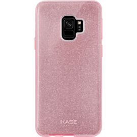 Case Sparkly Glitter Slim Case for Samsung Galaxy S9, Rose Gold