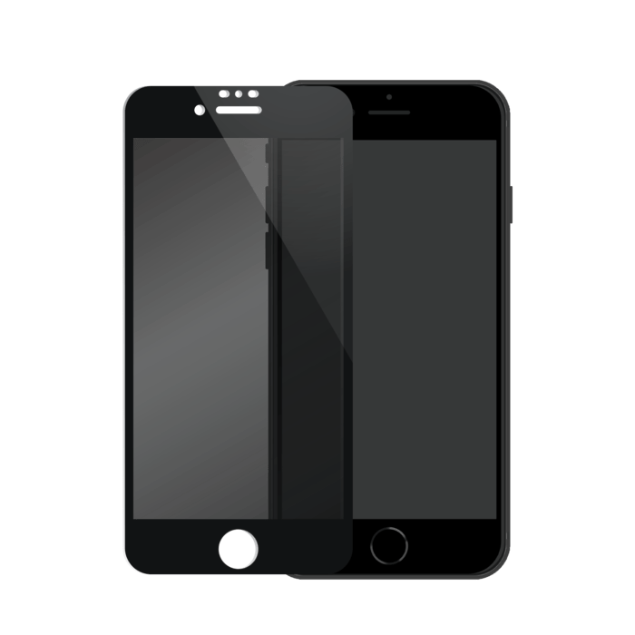 Full Coverage Privacy Tempered Glass Screen Protector for Apple iPhone 6/6s/7/8/SE 2020, Black