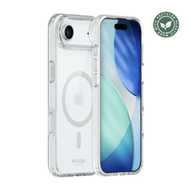 Coque antibact&eacute;rienne antichoc magn&eacute;tique invisible Fabriqu&eacute; Avec du 75% Plastique Recycl&eacute; pour Apple iPhone Air, Transparente