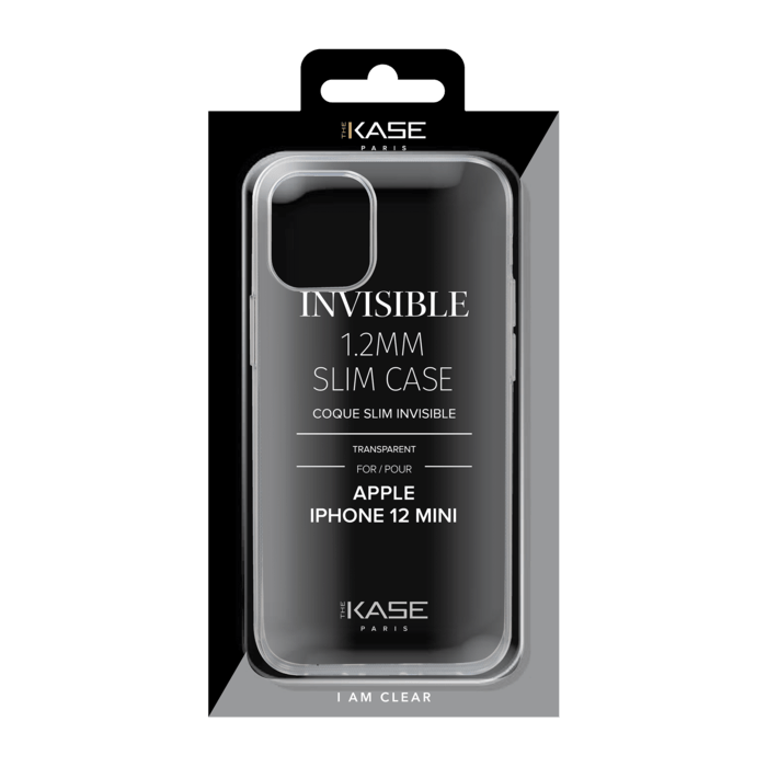 Coque Slim Invisible pour Apple iPhone 12 mini 1,2mm, Transparente