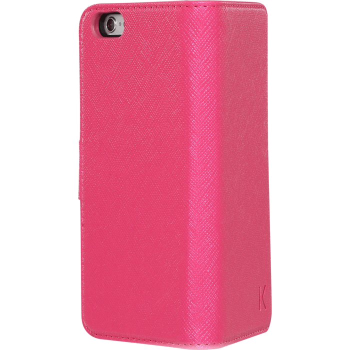 Coque clapet pour Apple iPhone 6/6s avec Miroir et pochette CB, Rose