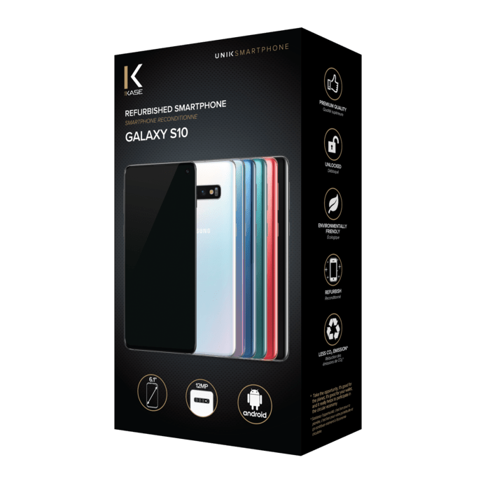 Galaxy S10 reconditionn&eacute; 128 Go, Blanc, d&eacute;bloqu&eacute;