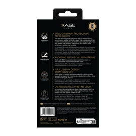 Coque hybride invisible fabriquée à 83 % de plastique recyclé pour Samsung Galaxy A15 5G 2023, transparente