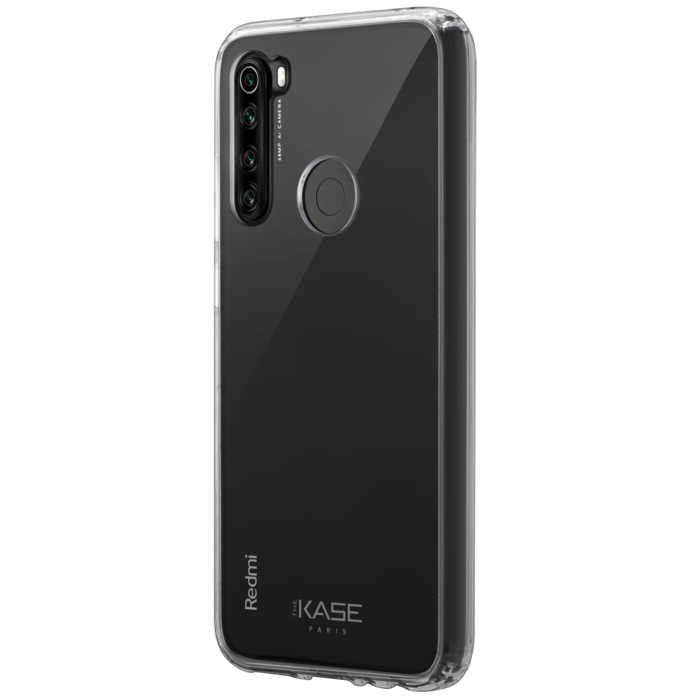 Coque hybride invisible pour Xiaomi Redmi Note 8, Transparente