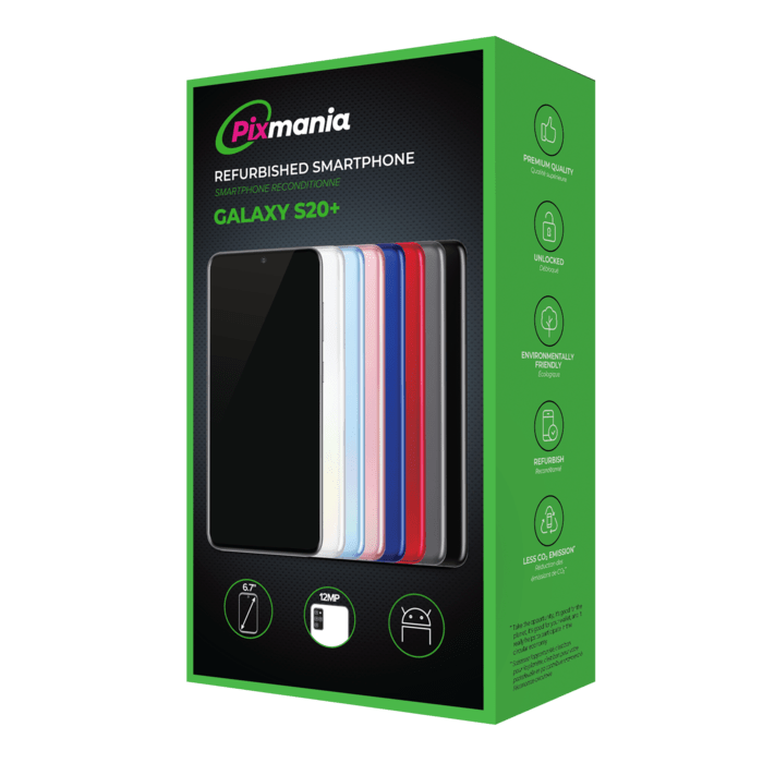 Galaxy S20+ 5G reconditionn&eacute; 128 Go, Noir Cosmique, d&eacute;bloqu&eacute;