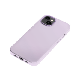 Coque antichoc en gel de silicone doux pour Apple iPhone 14 Plus, Orchidée Pastel