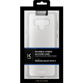 Coque hybride invisible pour Samsung Galaxy Note9, Transparente