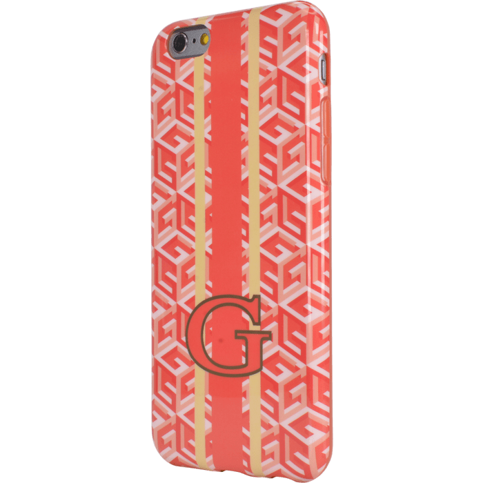 Guess G-Cube Coque pour Apple iPhone 6/6s, Orange