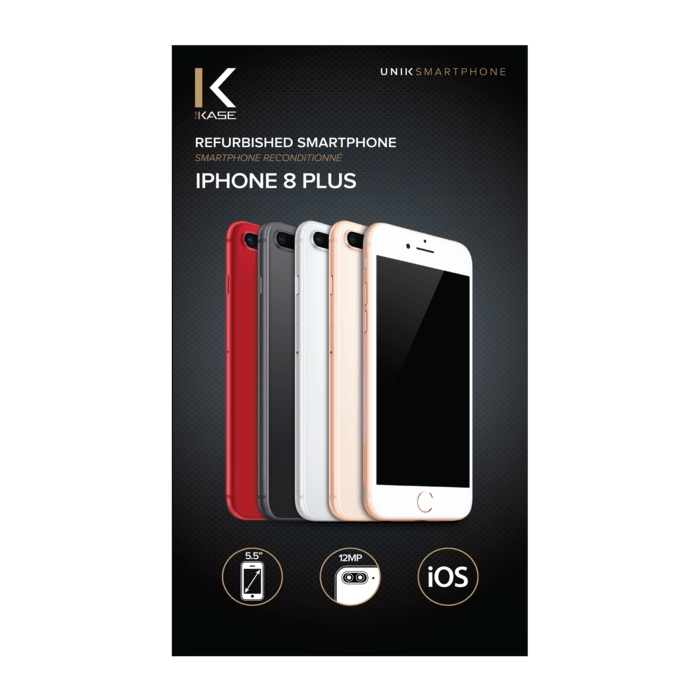 iPhone 8 Plus reconditionn&eacute; 256 Go, Rouge, d&eacute;bloqu&eacute;