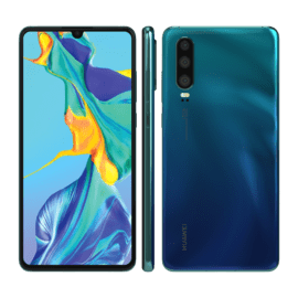 P30 reconditionn&eacute; 128 Go, Bleu Aurore, d&eacute;bloqu&eacute;