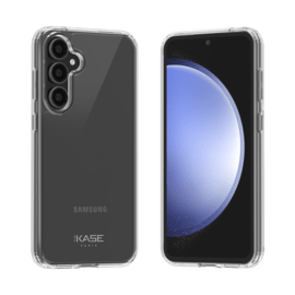 Coque hybride invisible pour Samsung Galaxy S23 FE 5G, Transparente