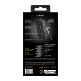 Protection d'écran en verre trempé (100% de surface couverte) pour Apple iPhone 15 Pro, Noir