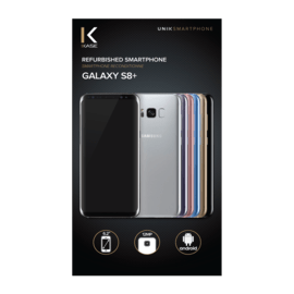 refurbished Galaxy S8+ 64 Gb, Grey, unlocked