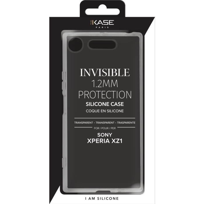 Custodia sottile invisibile per Sony Xperia XZ1 1.2mm, trasparente