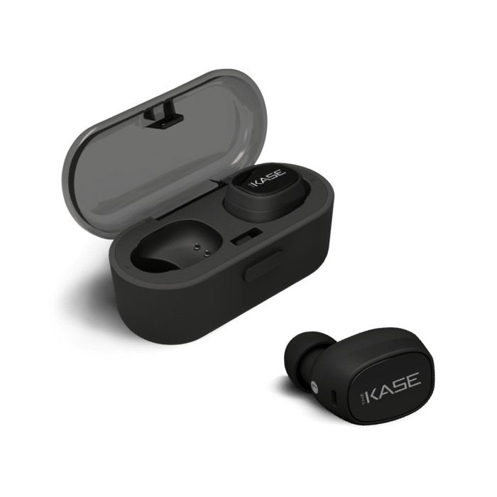 Ecouteurs intra-auriculaires Advanced True Wireless sans fil avec boîtier de charge, Noir