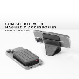 Coque antibact&eacute;rienne antichoc magn&eacute;tique invisible pour Apple iPhone 14, Transparente