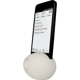 Case Egg Shaped Sound Amplifier for Apple iPhone 6/6s/7 (4.7 inch), White