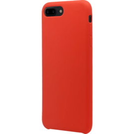 (Edition spéciale) Coque en Gel de Silicone Doux pour Apple iPhone 7/8 Plus, Rouge Ardent