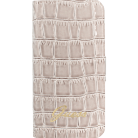 Case Case Guess for Apple iPhone 4/4S, super slim folio, croco Beige