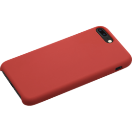 Coque en Gel de Silicone Doux pour Apple iPhone 7 Plus, Rouge Ardent