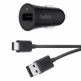 Quick Charge 3.0 Car Charger + USB-C to A Cable BLACK