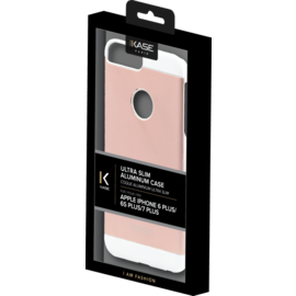 Coque aluminium ultra slim pour Apple iPhone 6 Plus/6s Plus/7 Plus, Or Rose