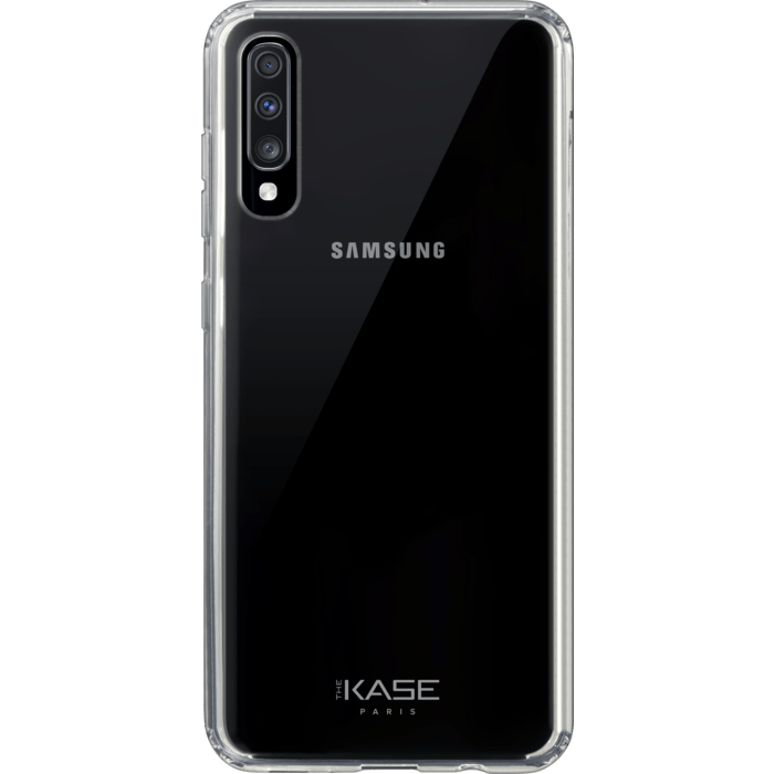 Coque hybride invisible pour Samsung Galaxy A70 2019, Transparente