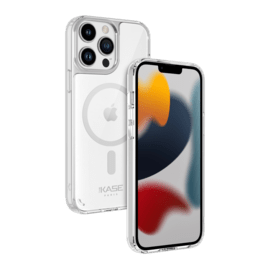 Coque antibactérienne antichoc magnétique invisible pour Apple iPhone 13 Pro Max, Transparente