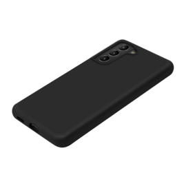 Coque en Gel de Silicone Doux pour Samsung Galaxy S21 FE 5G, Noir satin