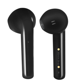 Sonik Elite On-Ear True Wireless Earpods con custodia di ricarica, nero carbone