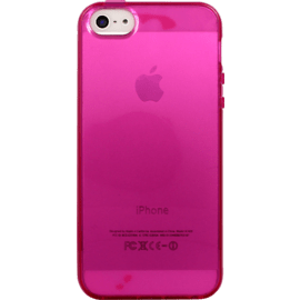Case Case for Apple iPhone 5/5s/SE, Transparent Pink silicone