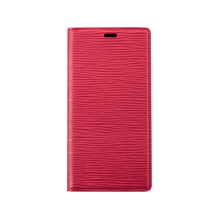 Diarycase 2.0 Coque clapet en cuir v&eacute;ritable avec support aimant&eacute; pour Apple iPhone 12 mini, Rouge Bordeaux