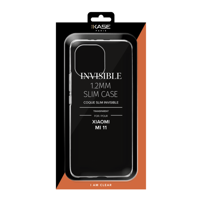 Coque Slim Invisible pour Xiaomi Mi 11 1.2mm, Transparente
