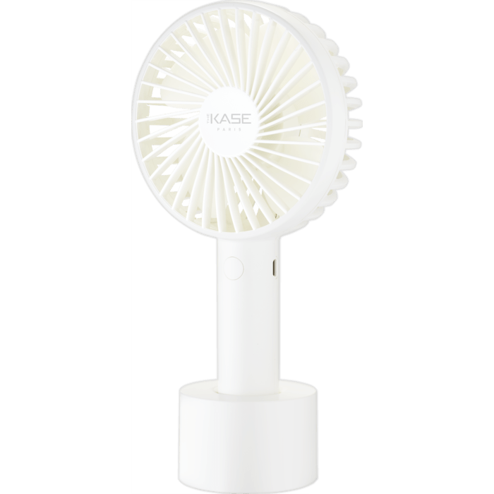 Mini Ventilateur Portable, Blanc Lumineux