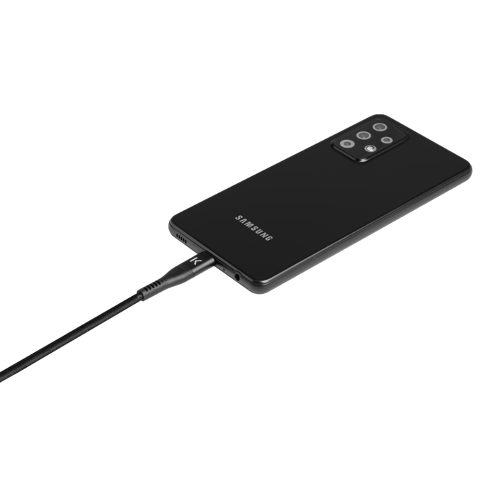 C&acirc;ble USB-C vers USB-C renforc&eacute; 100W chargement rapide/Sync (1M)