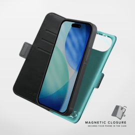 Etui & Coque robuste magn&eacute;tique 2-en-1 et fabriqu&eacute; avec un &eacute;tui en plastique recycl&eacute; pour Apple iPhone Air, Noir Onyx