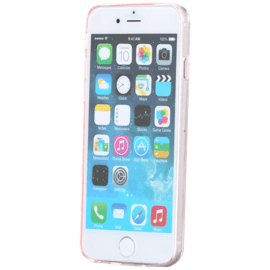Coque silicone pour Apple iPhone 6/6s, Ultra Slim 0,65mm Transparent Rose