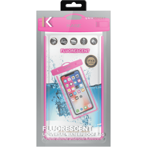Housse étanche NOVAGO Pour IPhone 6/6S/6 Plus - Norme IPX8, Fluorescente Rose - Neuf Sous Blister