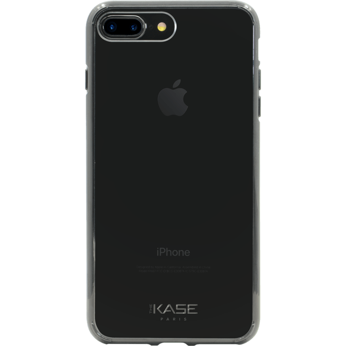Coque Hybride invisible pour Apple iPhone 7 Plus/8 Plus, Black