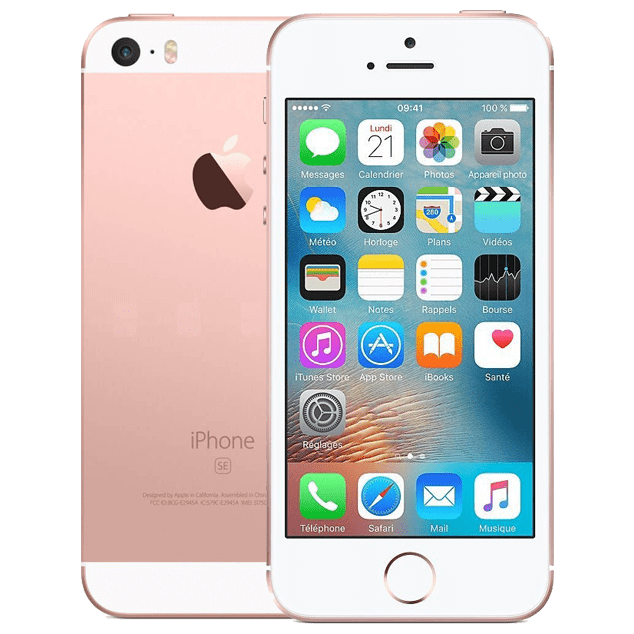 iPhone SE reconditionn&eacute; 64 Go, Or rose, SANS TOUCH ID, d&eacute;bloqu&eacute;