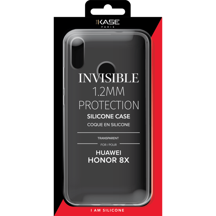 Coque Slim Invisible pour Huawei Honor 8x 1.2mm, Transparent