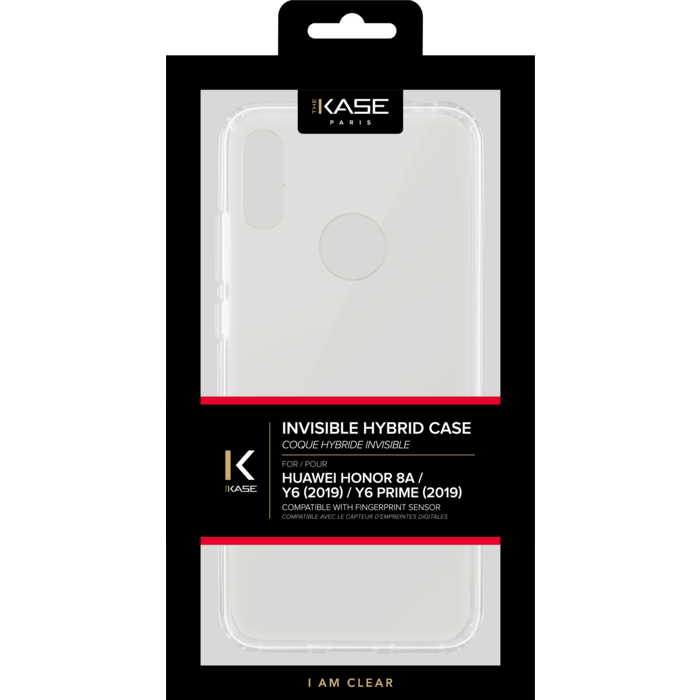 Coque hybride invisible Huawei Honor 8A/ Y6 2019/ Y6 Prime 2019, Transparente