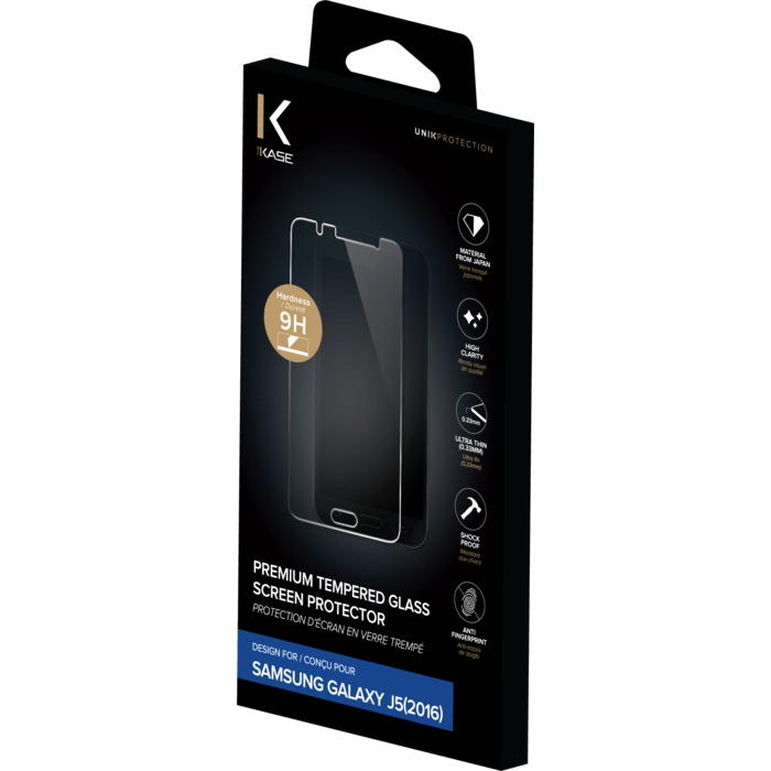 Protection d'écran premium en verre trempé pour Samsung Galaxy J5 (2016), Transparent