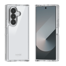 Coque hybride invisible fabriqu&eacute;e &agrave; 83 % de plastique recycl&eacute; pour Samsung Galaxy Z Fold7, transparente