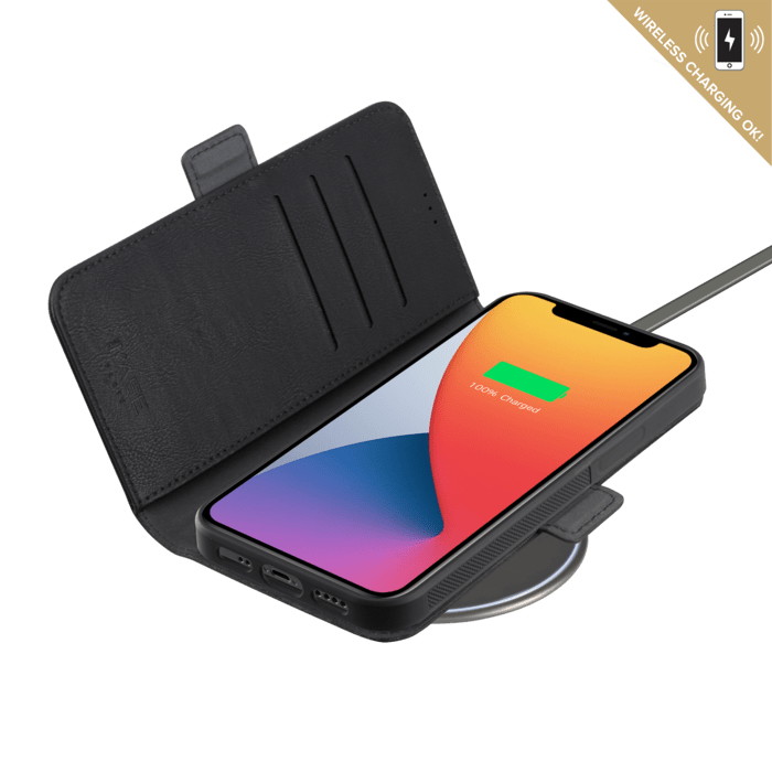 Etui & Coque robuste magn&eacute;tique 2-en-1 pour iPhone Apple  12 mini, Noir Onyx