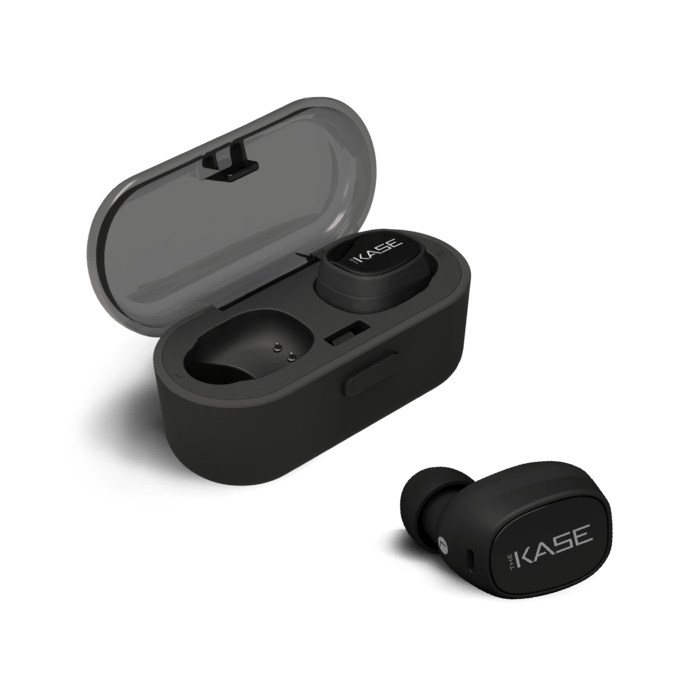 Ecouteurs intra-auriculaires Advanced True Wireless sans fil Gen 2.0 avec bo&icirc;tier de charge, Noir