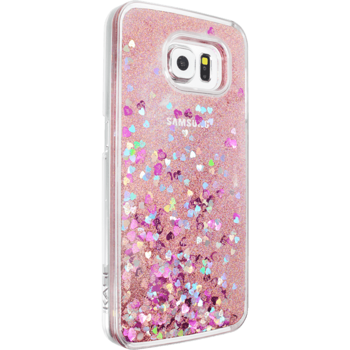 Bling Bling Coque Paillet&eacute;e pour Samsung Galaxy S6, Pink Lady