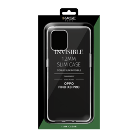 Coque Slim Invisible pour OPPO Find X3 Pro 1.2mm, Transparente